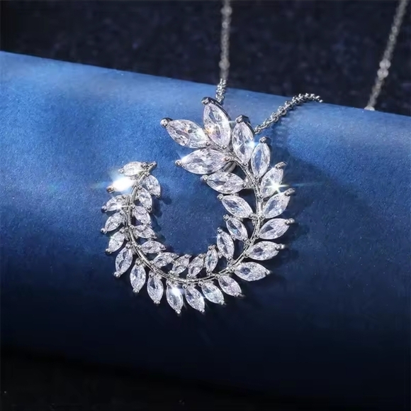 Silver Leaf Necklace - Picture 8 of 8